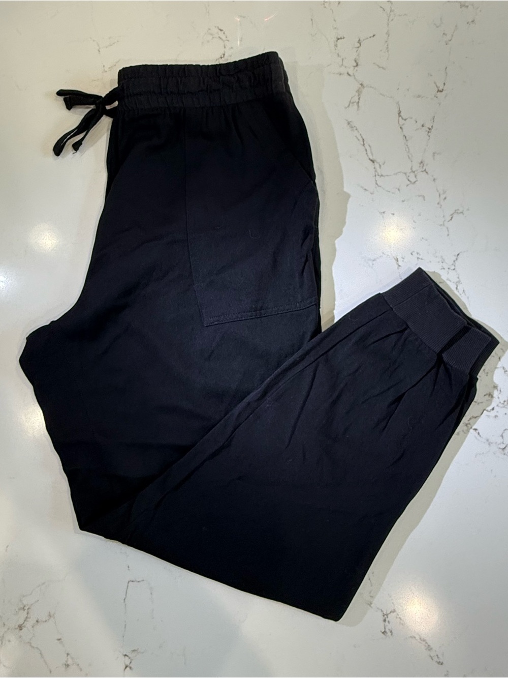 Splendid Black Rayon Joggers - Relaxed Fit Size M in Great Used Condition